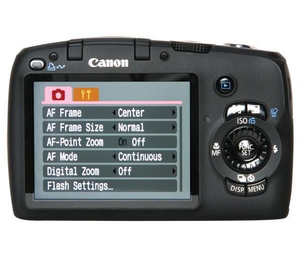 Canon-PowerShot SX110 IS Rear View
