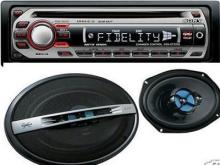 Sony Car Stereo with Speakers