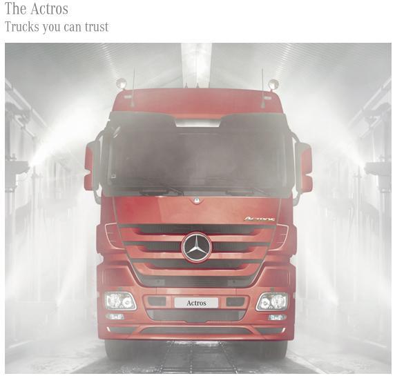 The Actros from Mercedes Benz