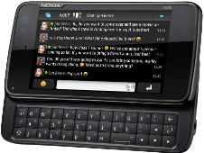 Nokia n900 with QWERTY keyboard