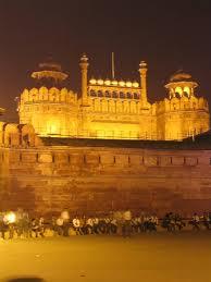 The sound and light show, Red Fort