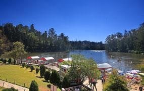 View of the Lake from the Hotel Lake View Ooty