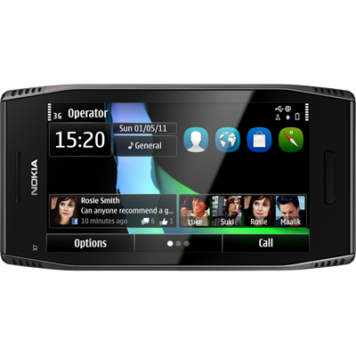Nokia X7 Horizontal Side