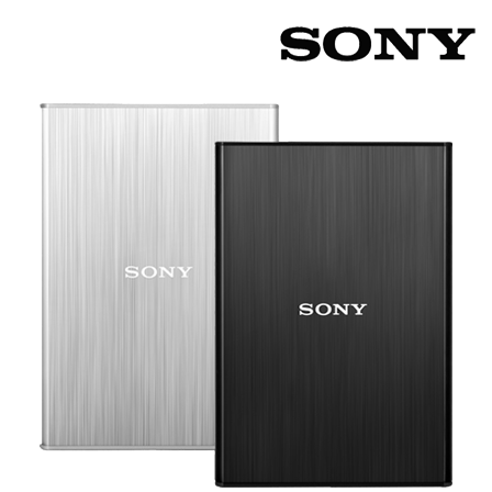 Sony HD-SL1 Ultra-Slim Lightweight 1TB External Hard Drive with Backup Manager (Silver)