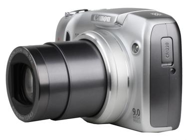 Canon-PowerShot SX110 IS Silver Side View