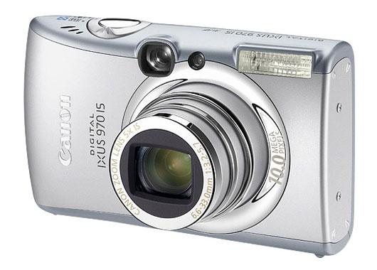Canon-Digital IXUS 970 IS Front Angled View