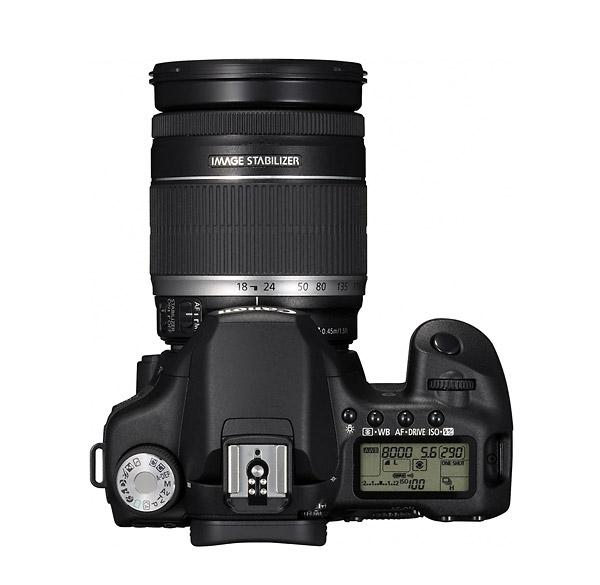 Canon EOS 50DTop View