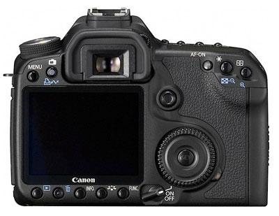 Canon EOS 50D Rear View