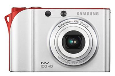 Samsung NV 100, Silver, Front View 