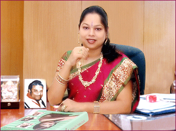 Mahalakshmi owner of Maha Beauty Parlour
