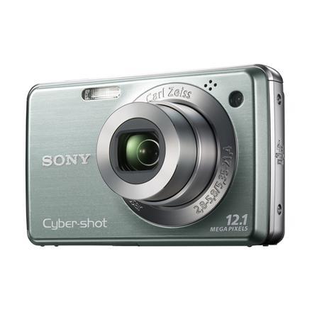 DSC-W210 Green Angled View