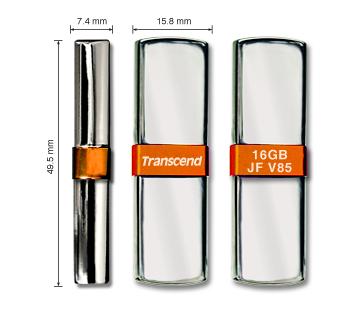 Transcend V85 16GB Dimensions