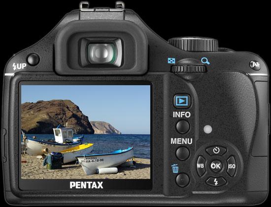 Pentax K-M K2000 SLR Back View