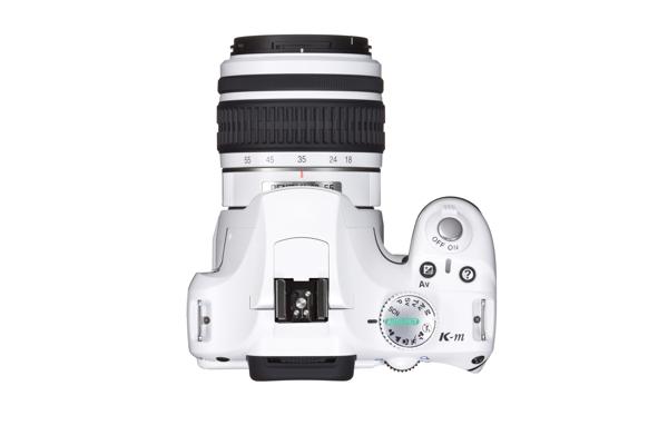 Pentax K-m / K2000 White Top View