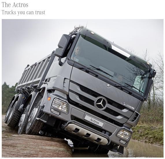 The Actros from Mercedes Benz