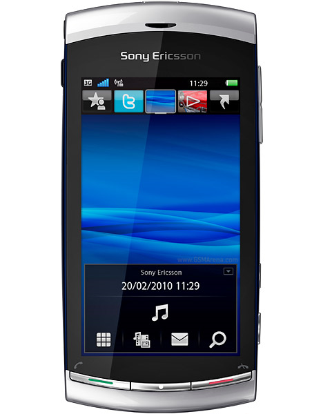 Sony Ericsson Vivaz Front View