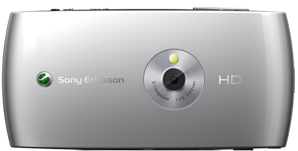Sony Ericsson Vivaz Rear view
