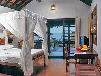 View of the Luxury room in Punnamada Serena Spa