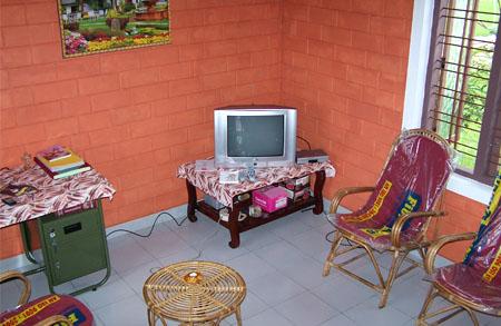 Living room at the Dreams homestay