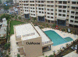 view of the pool and the clubhouse 