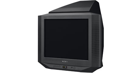 sony crt tv with woofer