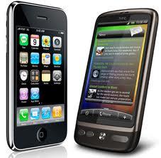 HTC Desire Vs I Phone 4