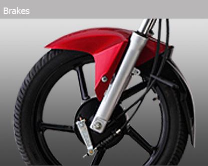 Yamaha SZ-X brakes