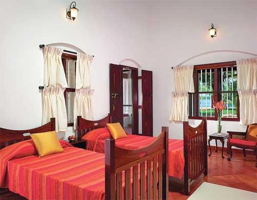 The bedroom at Anthraper Gardens Homestay