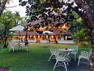 Front view of the Marari Beach Resort