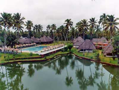 Cottages in the Marari Village 