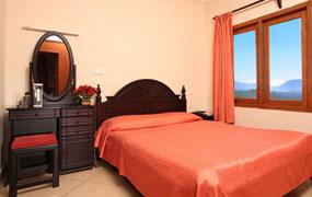 View of the Bedroom in Hotel Lake view