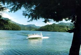 Boating in the Mattupetty Dam