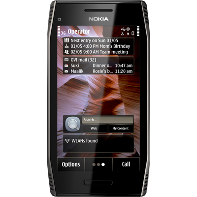 Nokia X7 Front Side