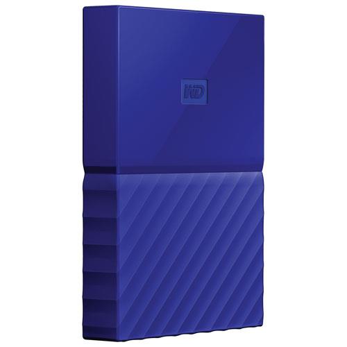 WD My Passport 2TB Portable External Hard Drive 3.0 USB (Blue) WDBYFT0020BBL-WESN