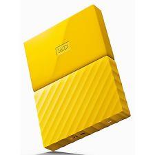 WD My Passport 2TB External Hard Drive (Yellow)