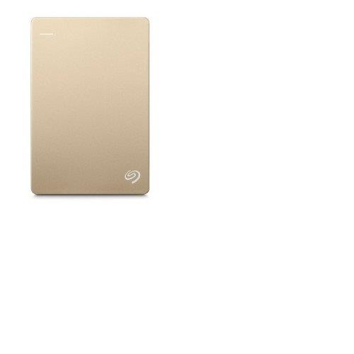 Seagate Backup Plus Slim 1TB Portable External Hard Drive with Mobile Device Backup USB 3.0 (Gold) S