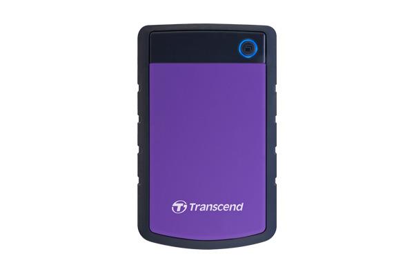 Transcend StoreJet 25H3P 2.5-inch 2TB Portable External Hard Drive (Purple)