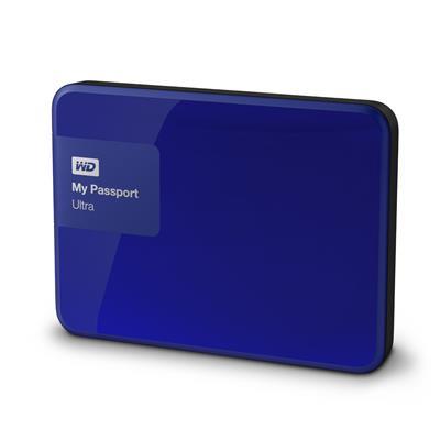 WD My Passport Ultra 1TB Portable External Hard Drive (Blue)