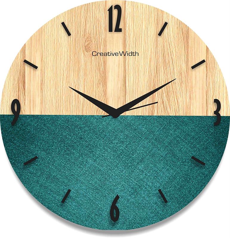 Creative Width CWCLK632 Ocean Magic Texture Wall Clock (Multicolor)