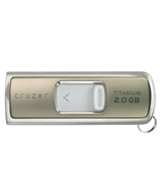 Sandisk 2GB Titanium Cruzer Pendrive 