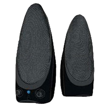 iBall Black Stereo Speakers-i2 - 460