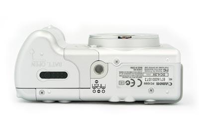 Canon PowerShot A95 Bottom View