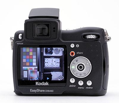  Kodak EasyShare DX6490 Rear View