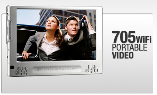 Archos 705 wifi 160GB