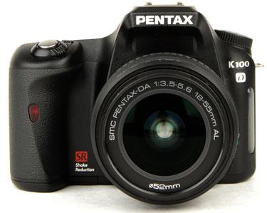 Pentax-K100D Front View